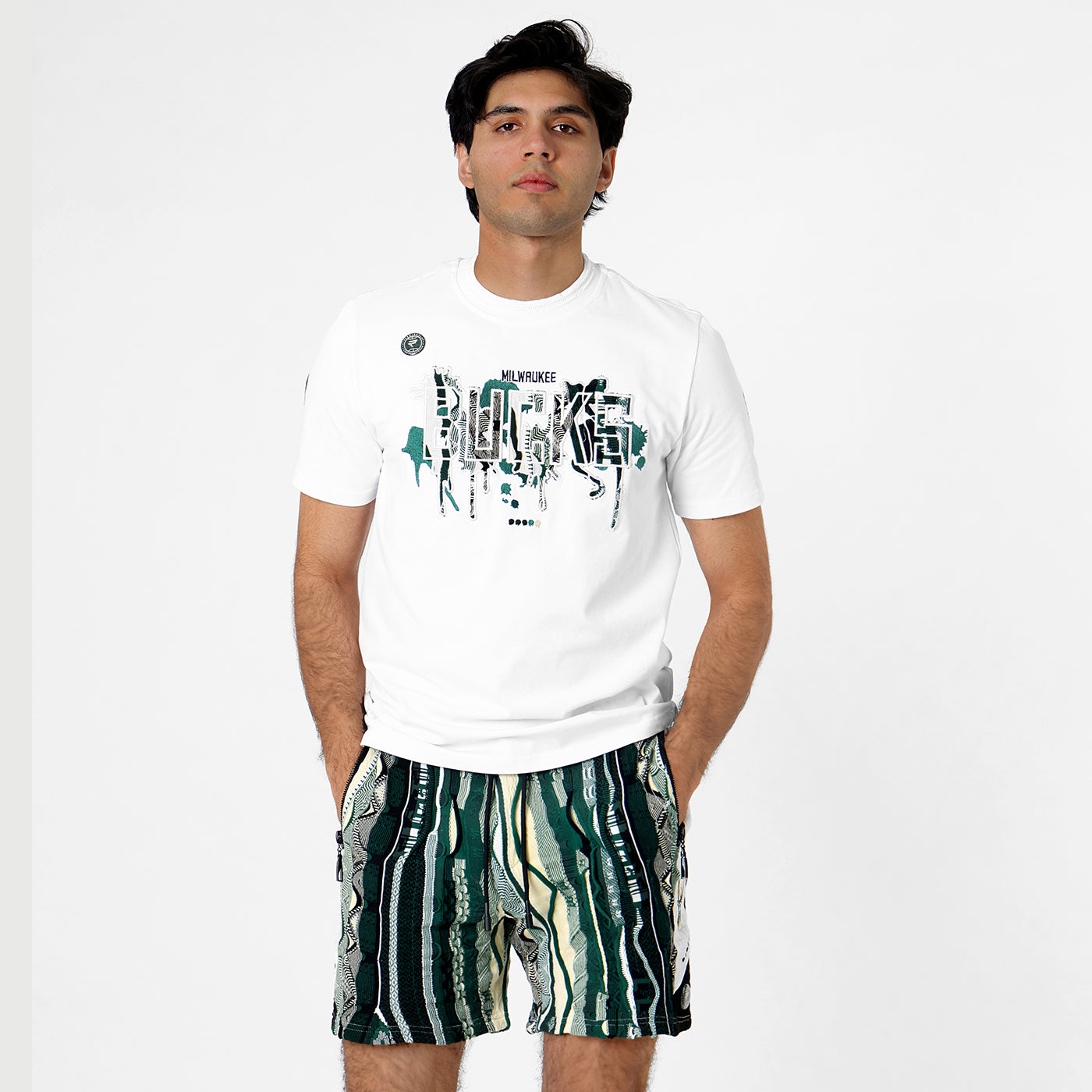 New - COOGI X NBA X Protege - Milwaukee Bucks Tee