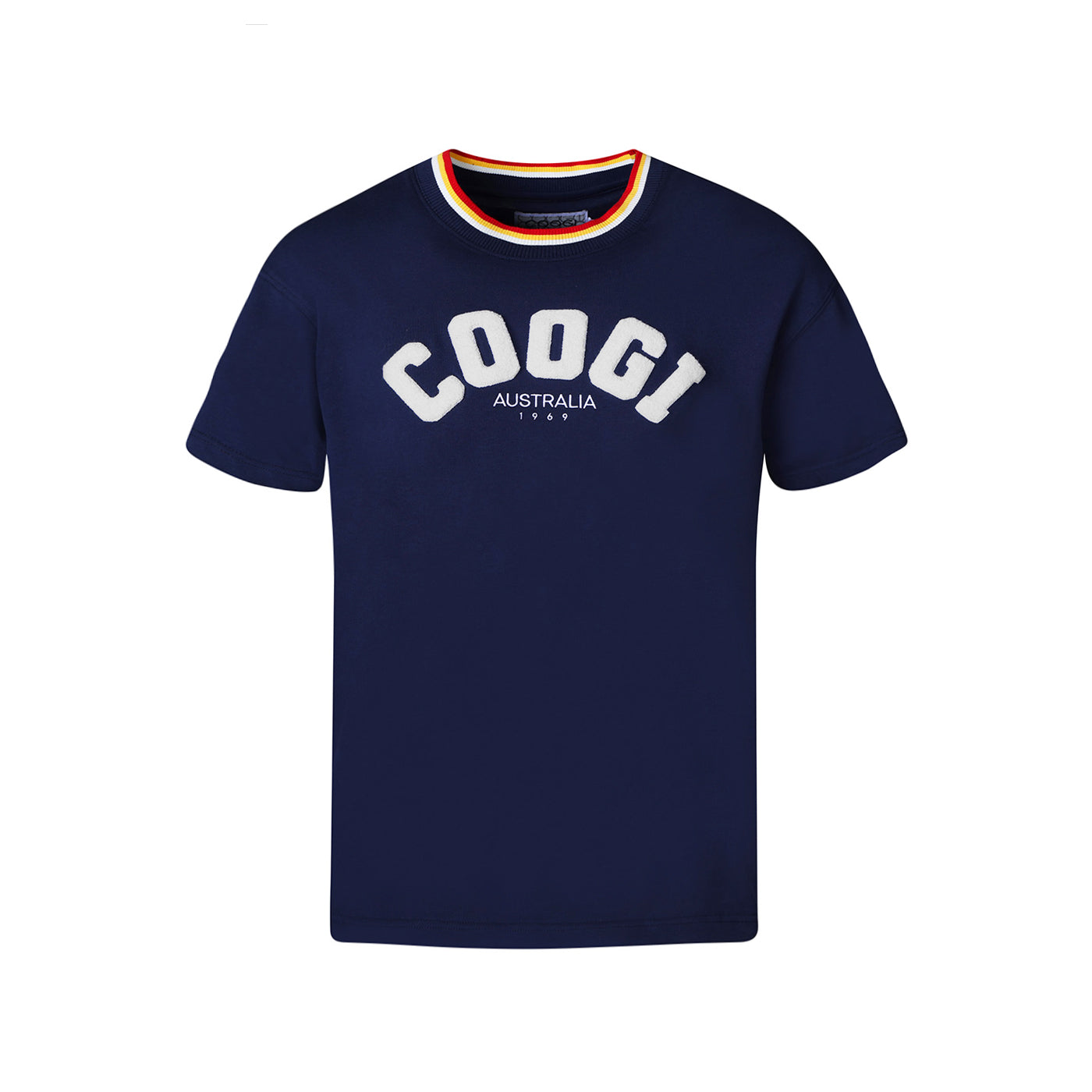 New - COOGI Block Logo Tee - Oversized - Navy