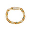 COOGI Twisted Rope Bracelet - Yellow Gold Plated