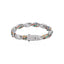 COOGI Twisted Rope Bracelet - White Gold Plated