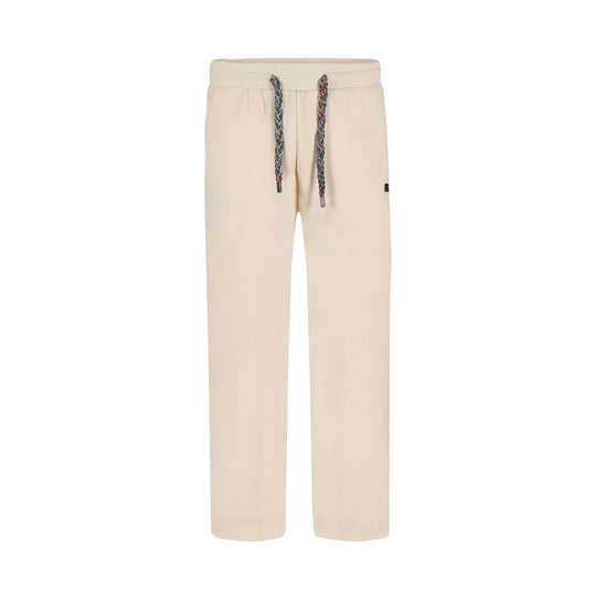 New - COOGI - Block Logo and Statement Sweat Pant - Oversized - Bone: COOGI Crown Reserve HeavyLuxe Fleece