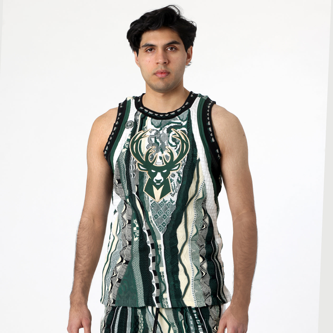 New -COOGI X NBA X Protege -Milwaukee Bucks Sweater Vest