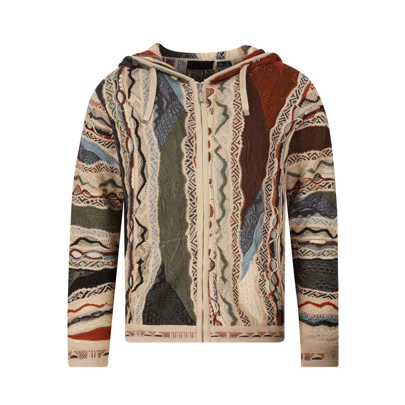 Coogi zip up sweater hotsell