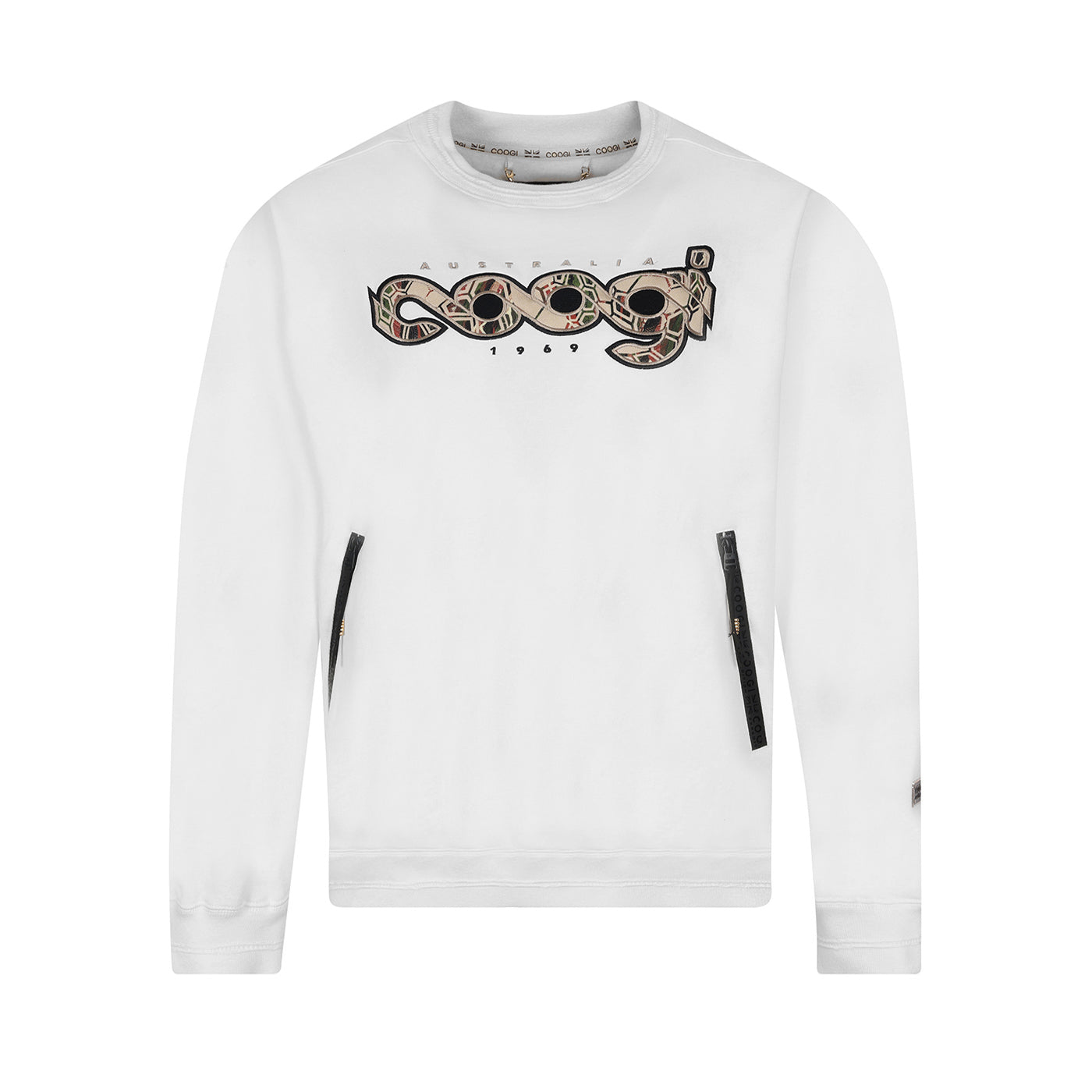 New - COOGI Applique Fleece Crew