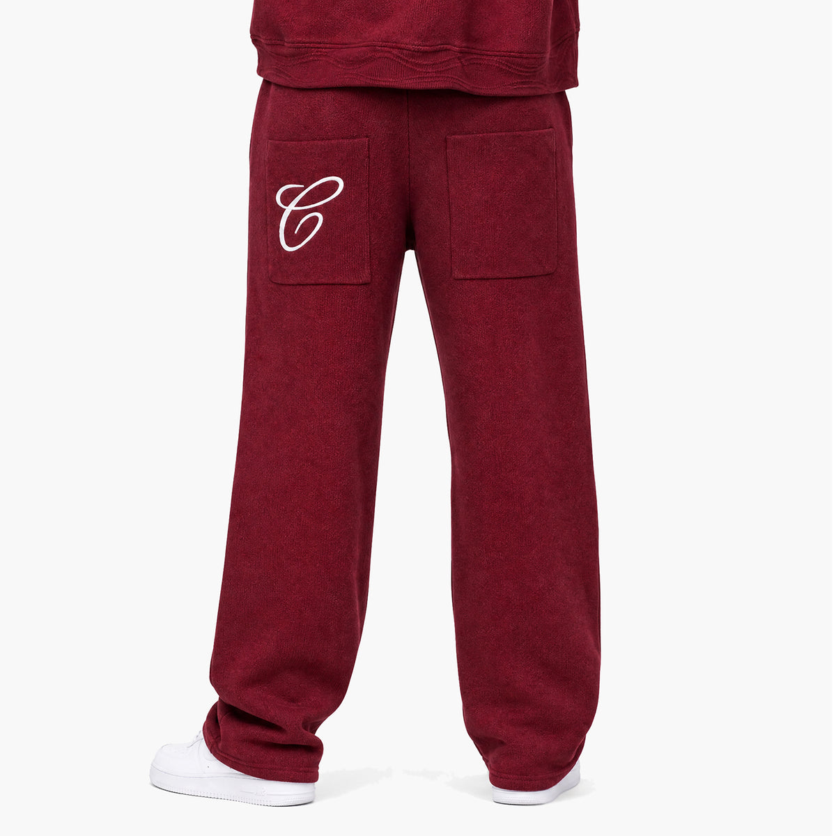 Introducing - COOGI Heavy Weight Fashion Knit Pants- Red