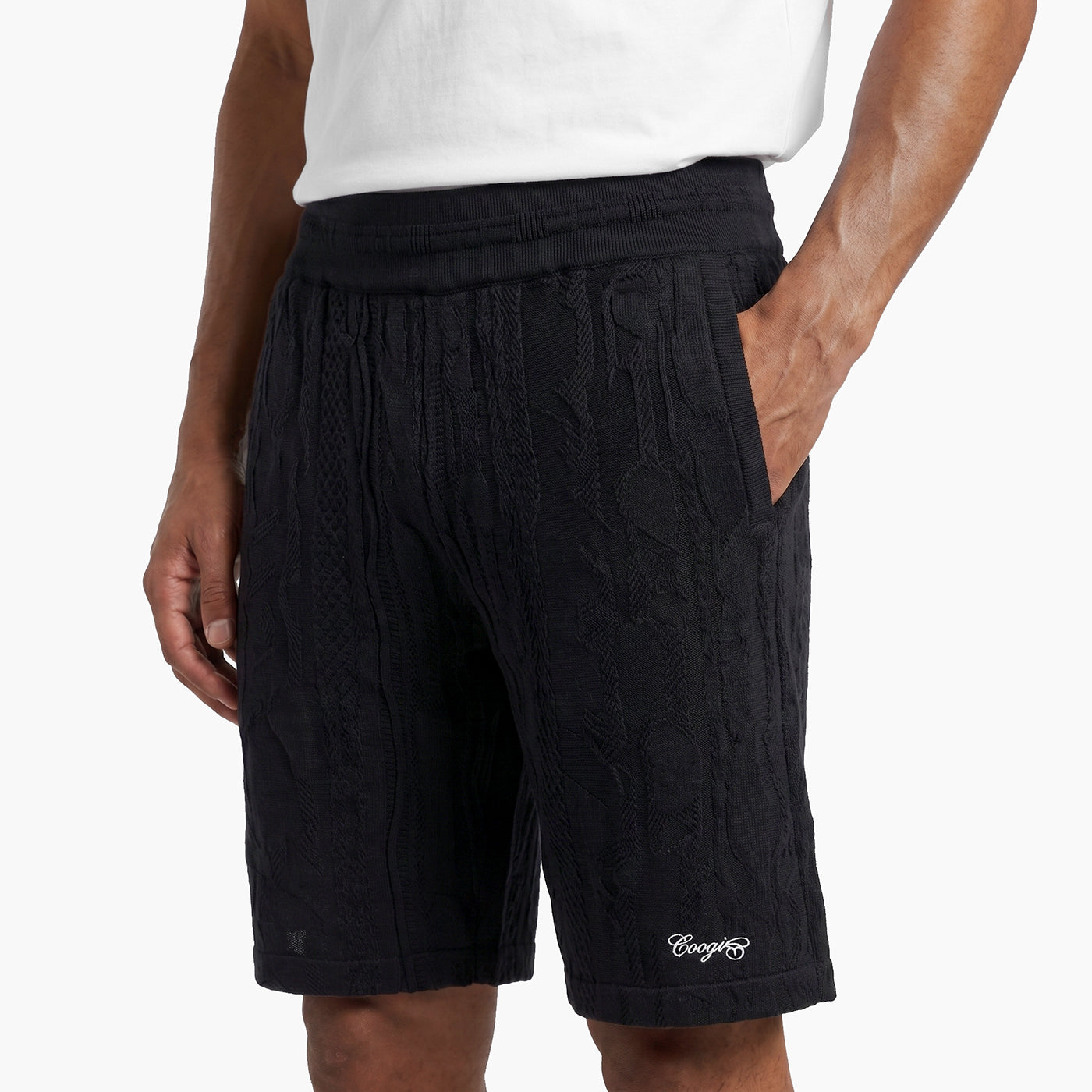 New - COOGI Light Weight Sweater Knit Blackout Shorts