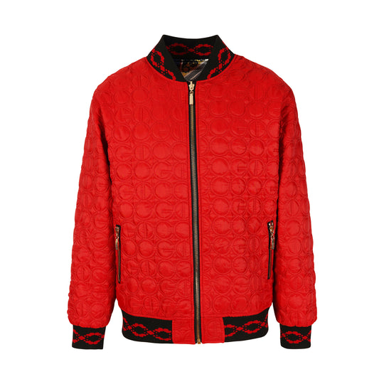 COOGI LINK QUILT (REVERSIBLE TO HERITAGE PRINT) SATIN JACKET