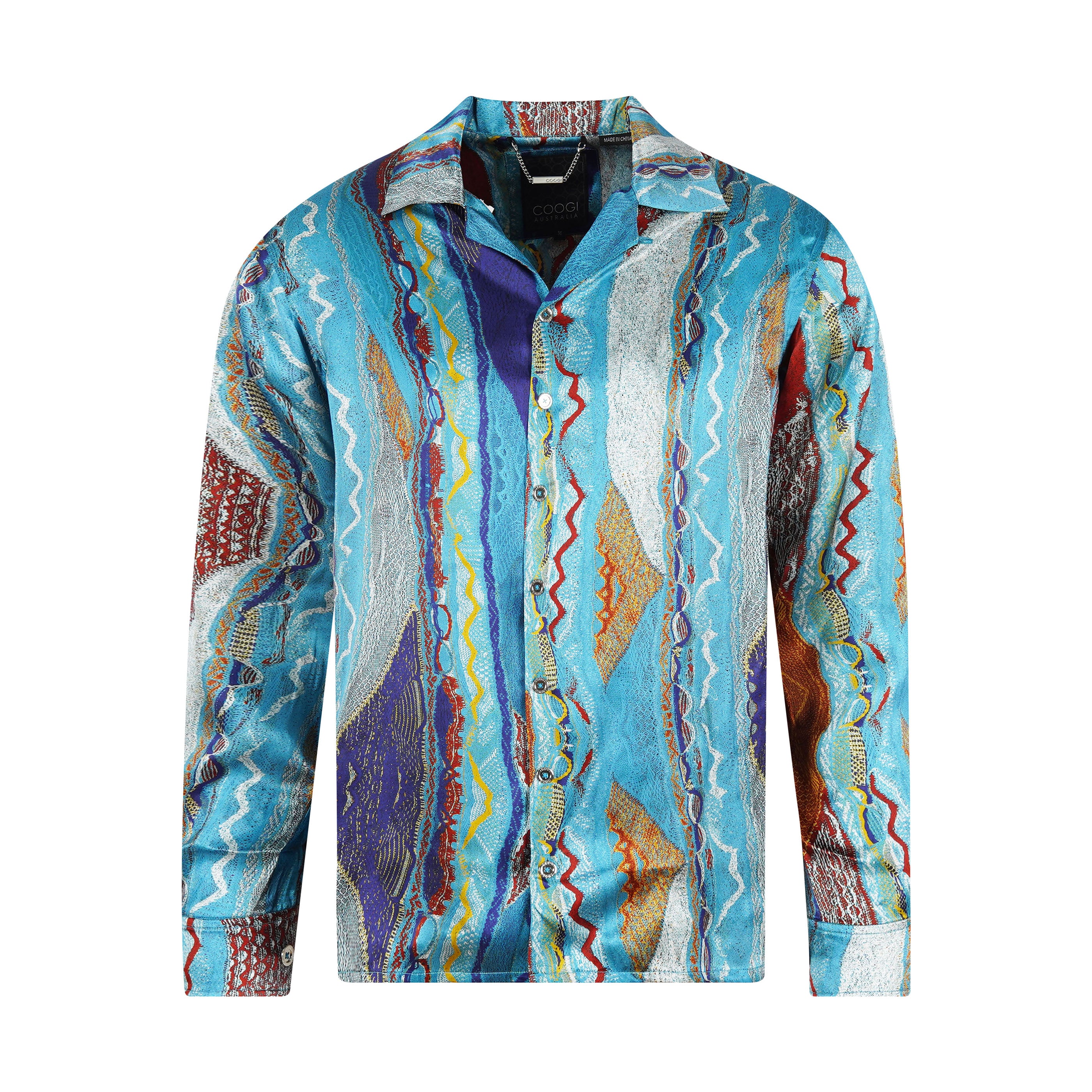 COOGI Silk Shirt in Blues COOGI Silk Shirt in Blues