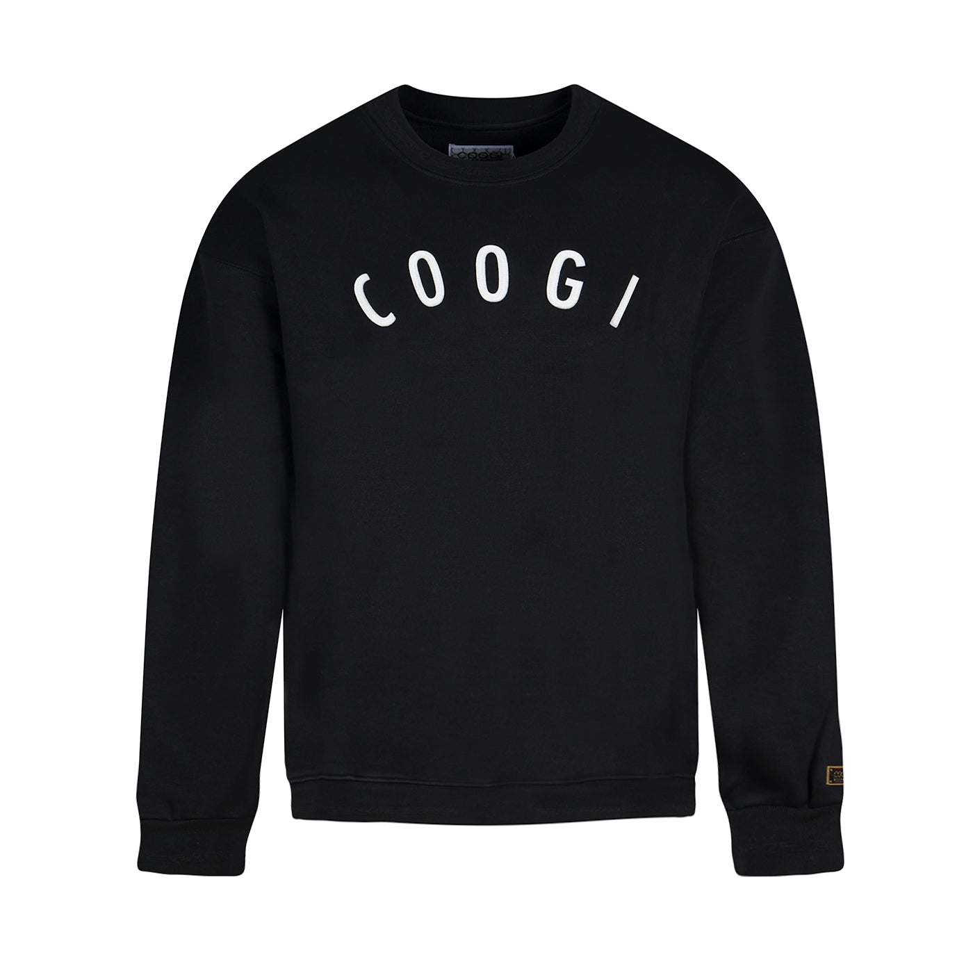New - COOGI - Statement Crew - Oversized - Black: COOGI Crown Reserve HeavyLuxe Fleece