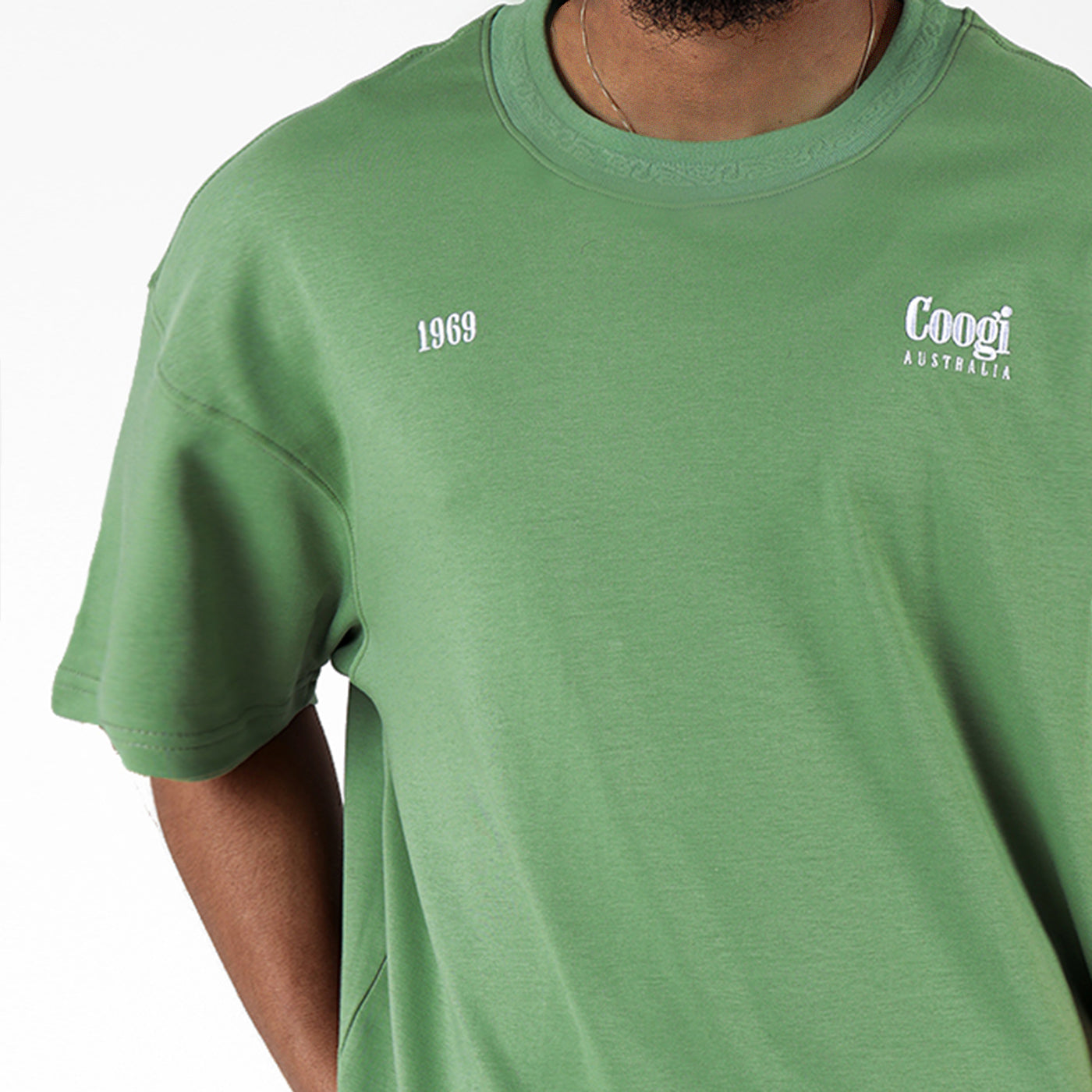 New - COOGI Mask Tee - Oversized - Green