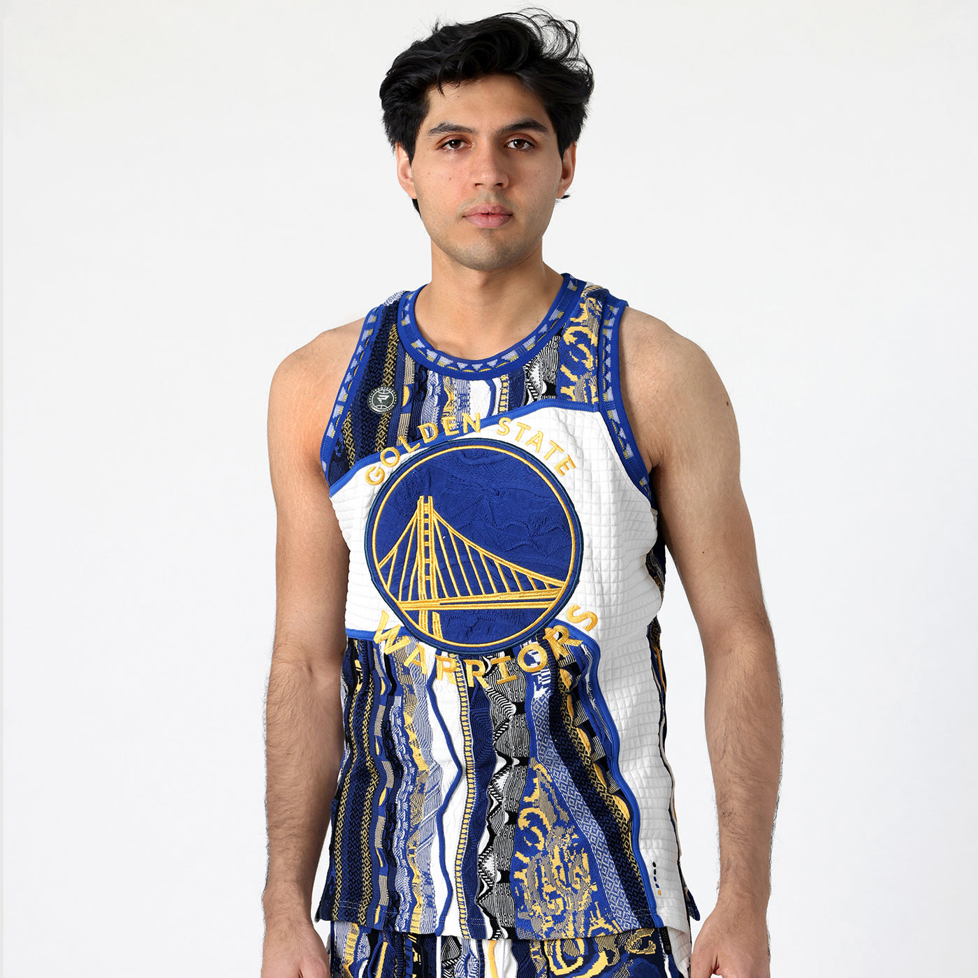 New -COOGI X NBA X Protege - Golden State Warriors Sweater Vest