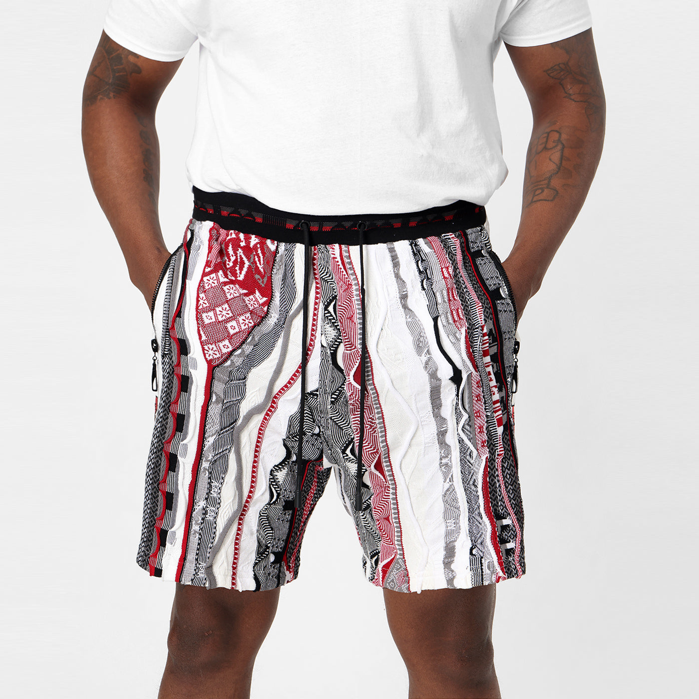New - COOGI X NBA X Protege - Chicago Bulls Sweater Knit Basketball Shorts