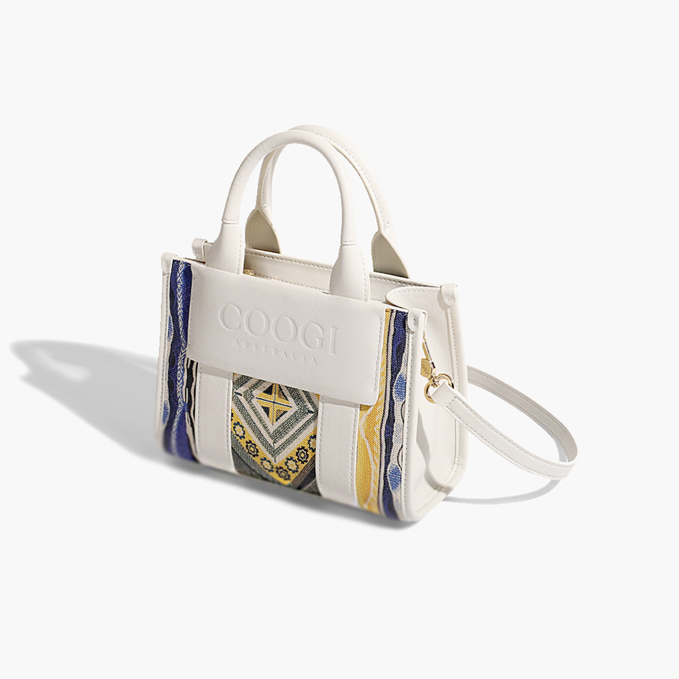 New - COOGI Hamptons Mini Tote Bag - Cream