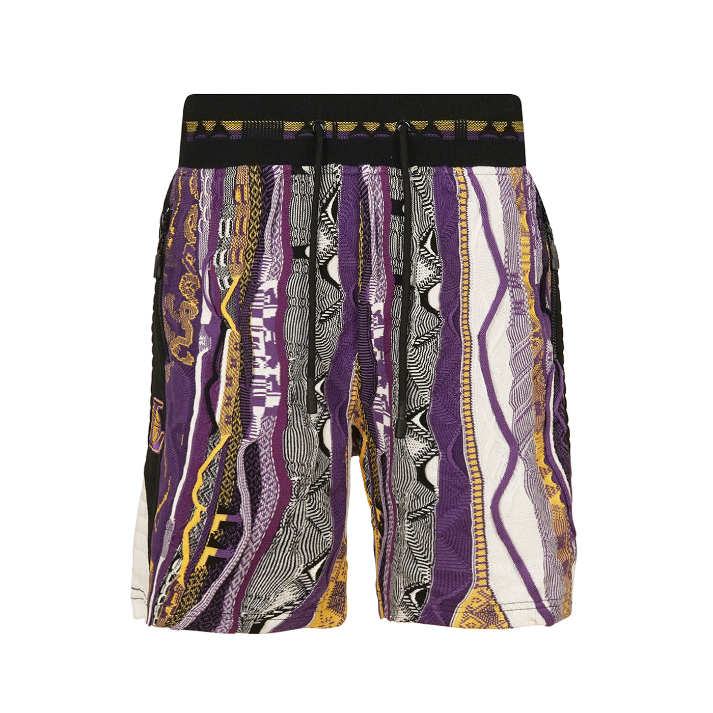 New - COOGI X NBA X Protege - Lakers Sweater Knit Basketball Shorts