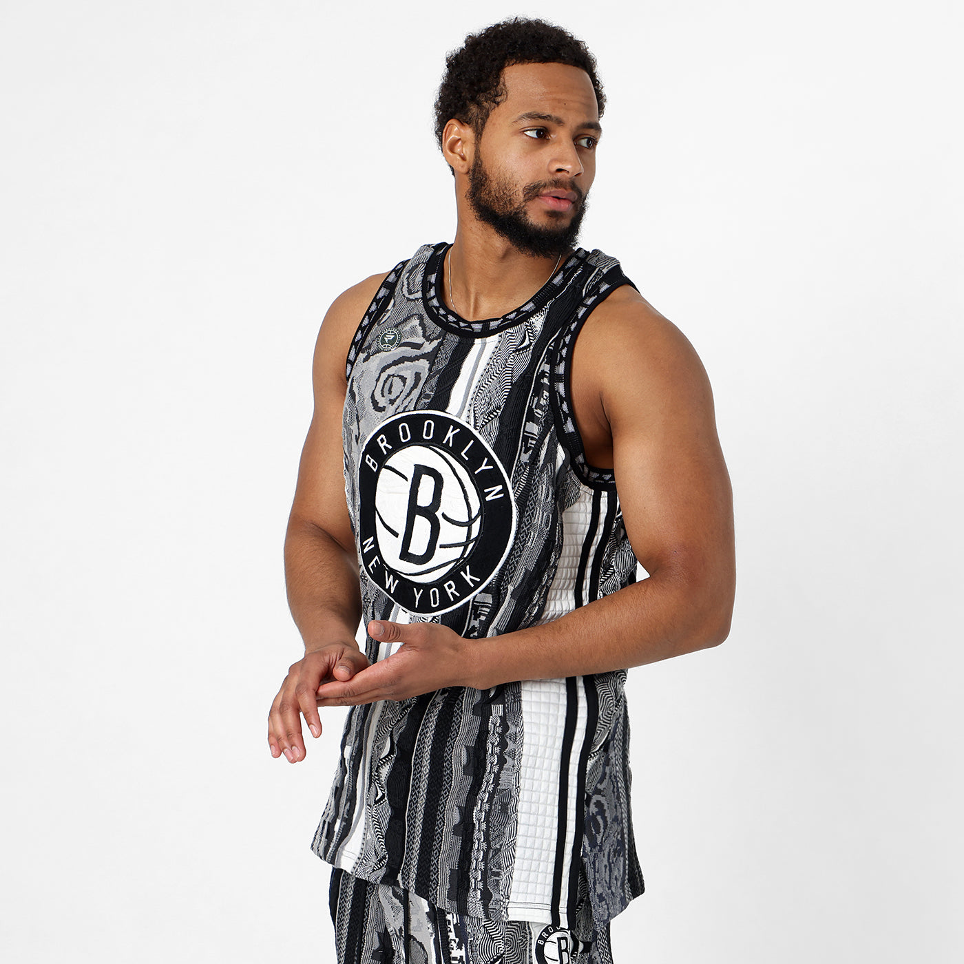 New -COOGI X NBA X Protege - Brooklyn Nets Sweater Vest