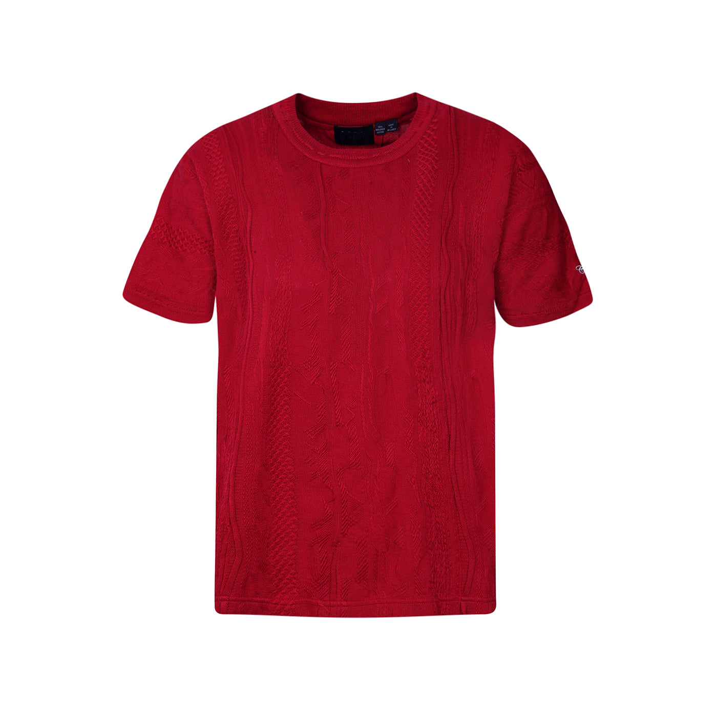 New - COOGI Light Weight Sweater Knit Red Alert Tee