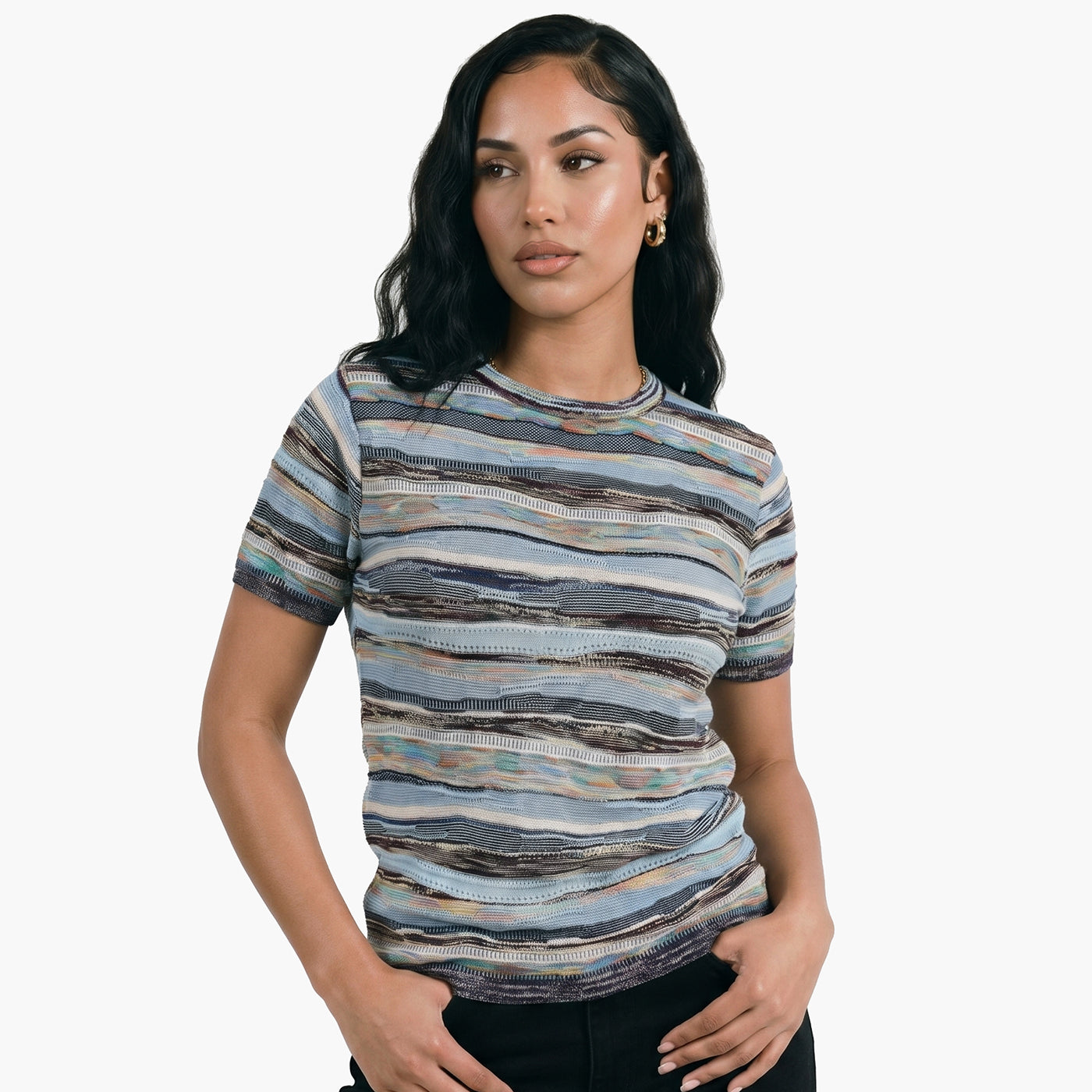 New - COOGI Women's Light Weight Sweater Knit Top