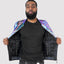 COOGI LINK QUILT (REVERSIBLE TO NATIVE BLUES PRINT) SATIN JACKET