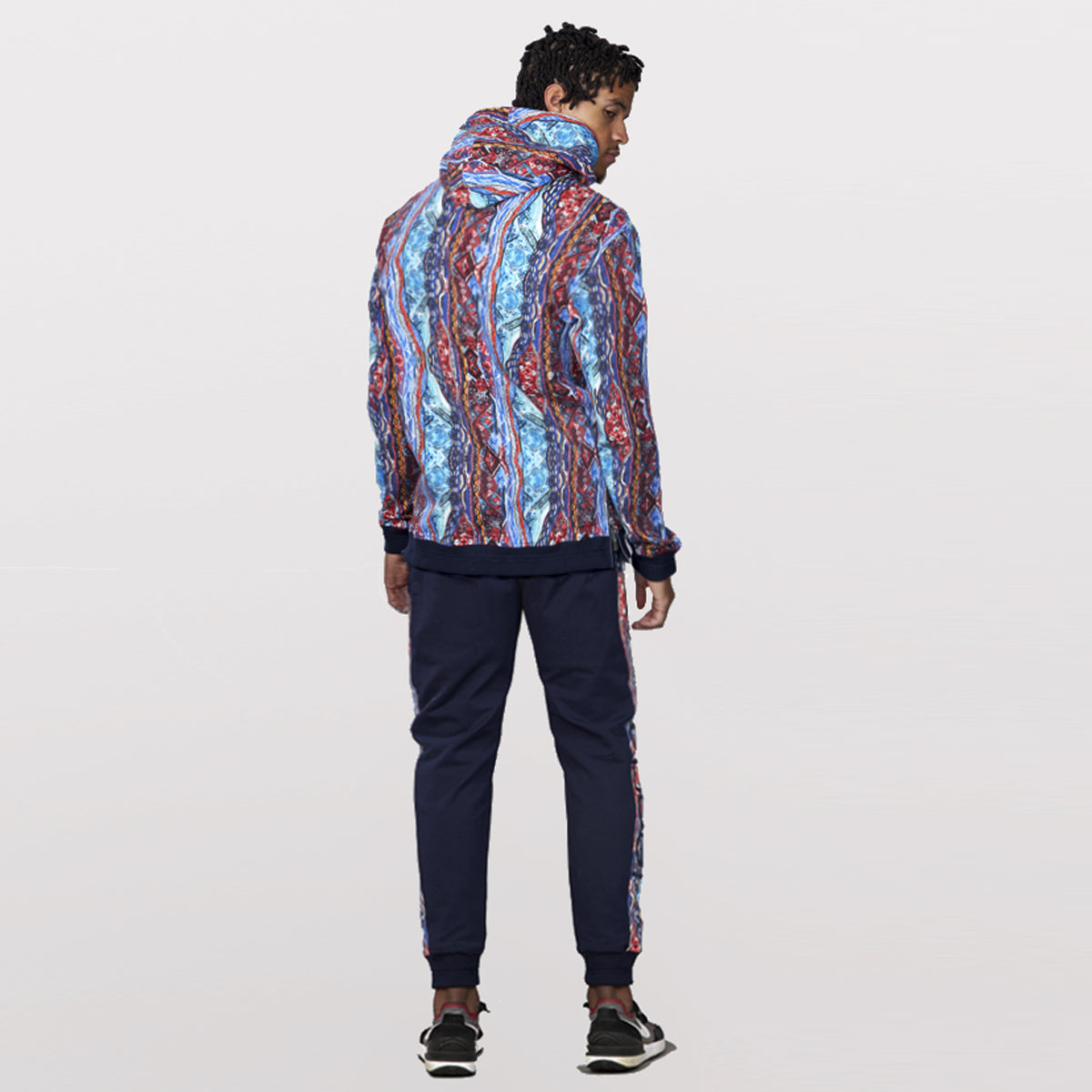 COOGI Blue-Red Fleece Jogger