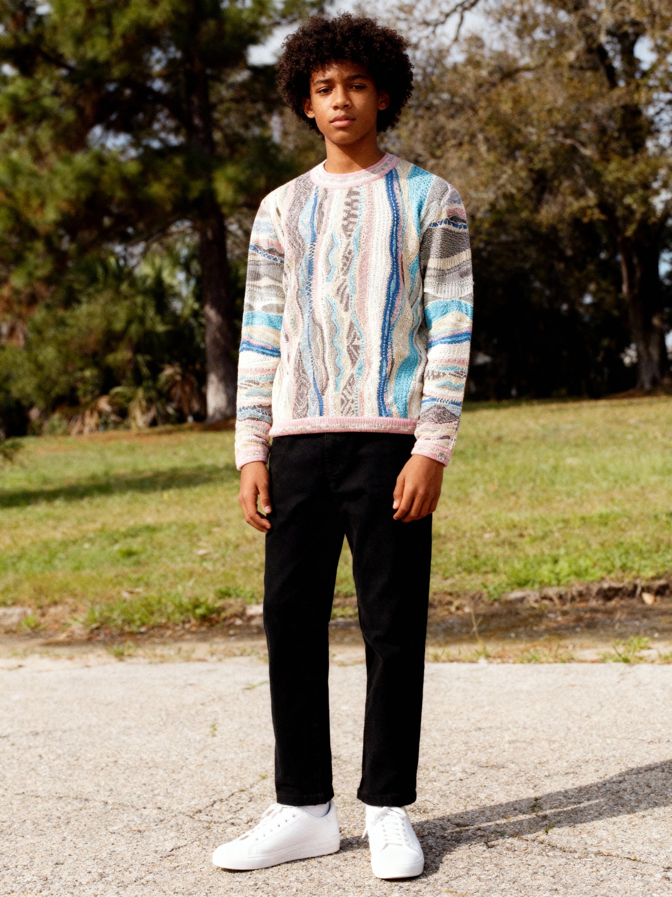 New -Kids COOGI Rosewater Crewneck