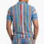 New - COOGI Light Weight Sweater Knit Polo in Gray and Blue
