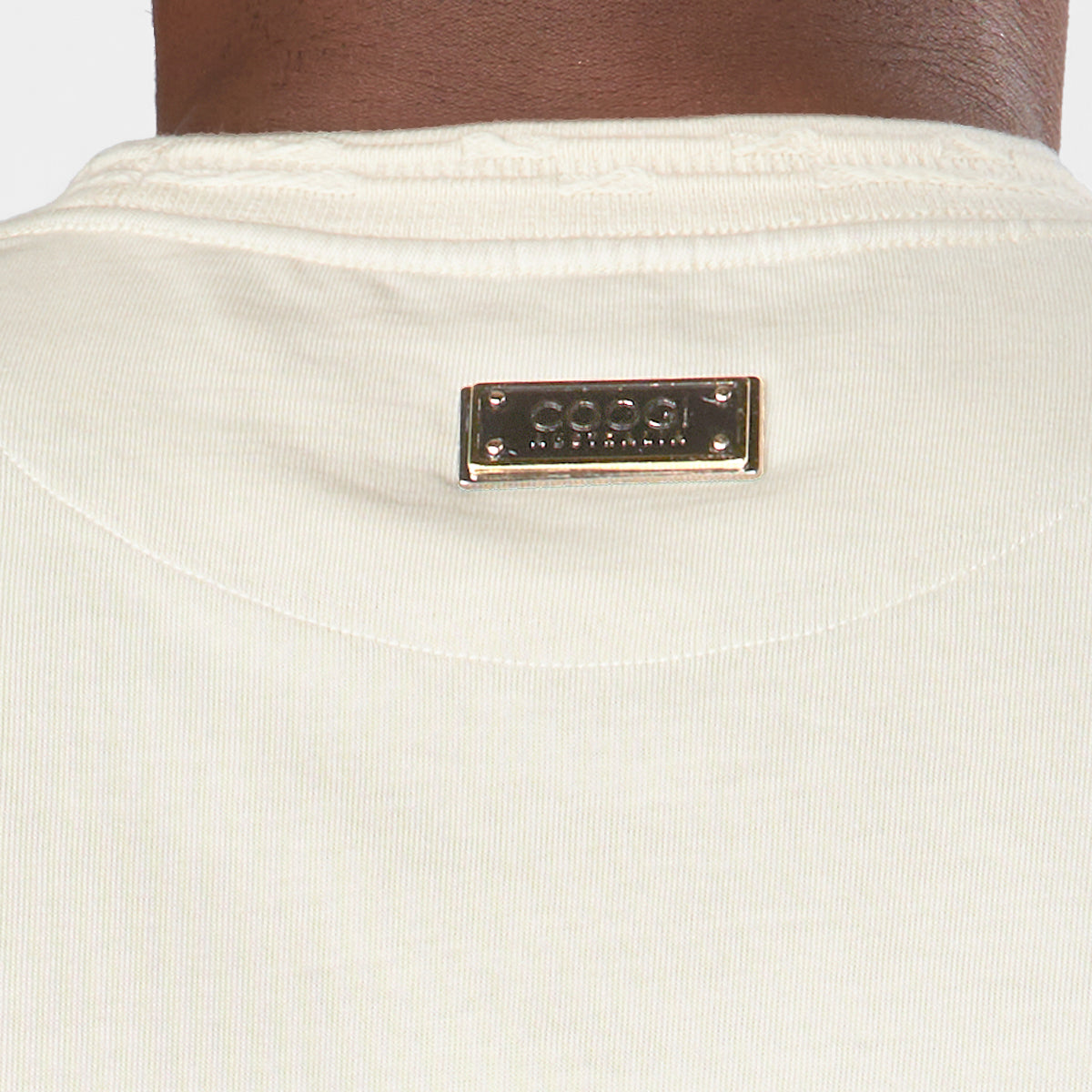 COOGI Block Logo Tee in Buff