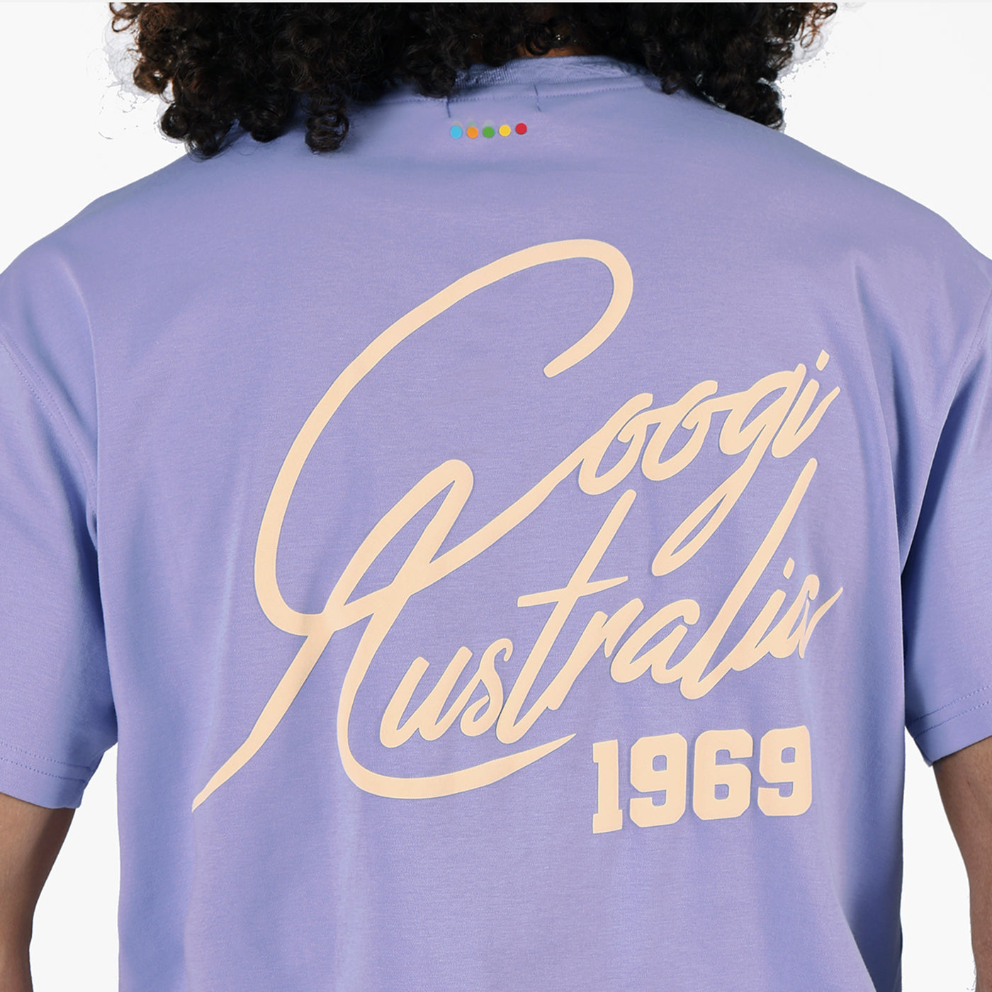 New - COOGI Script Tee - Light Blue