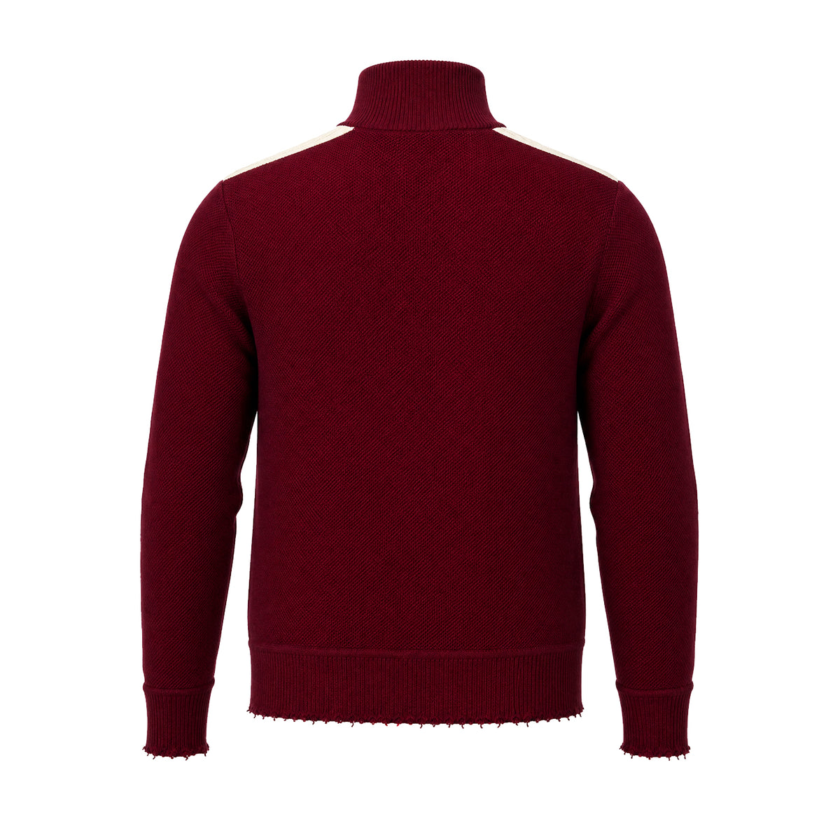 Introducing - COOGI Heavy Weight Fashion Knit Track Jacket - Burgundy
