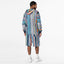 New - COOGI Light Weight Sweater Knit Hoody in Blue and Gray