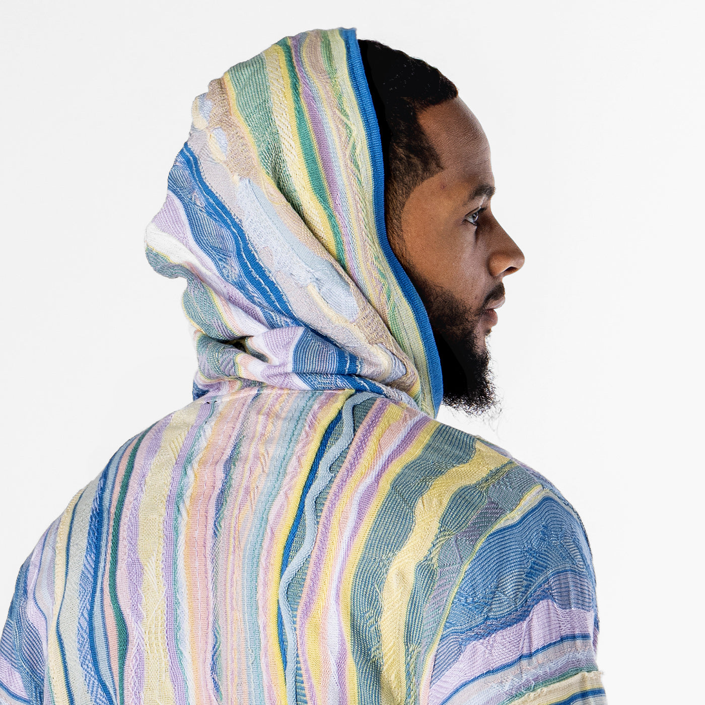 New - COOGI Light Weight Sweater Knit Hoody in Pink and Blue