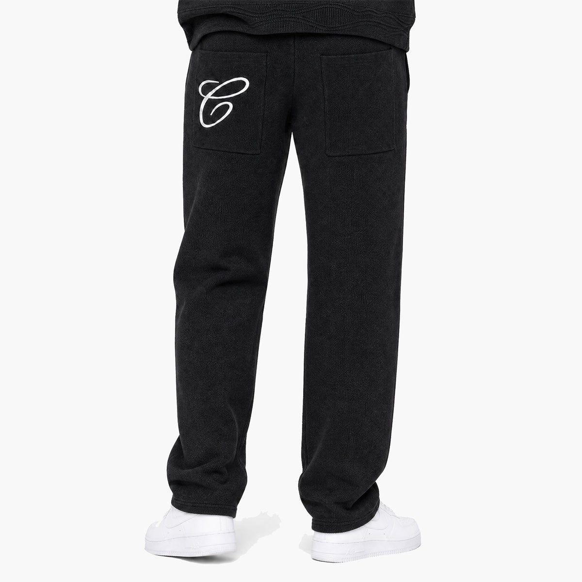 Introducing - COOGI Heavy Weight Fashion Knit Pants - Black