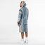 New - COOGI Light Weight Sweater Knit Hoody in Blue and Gray