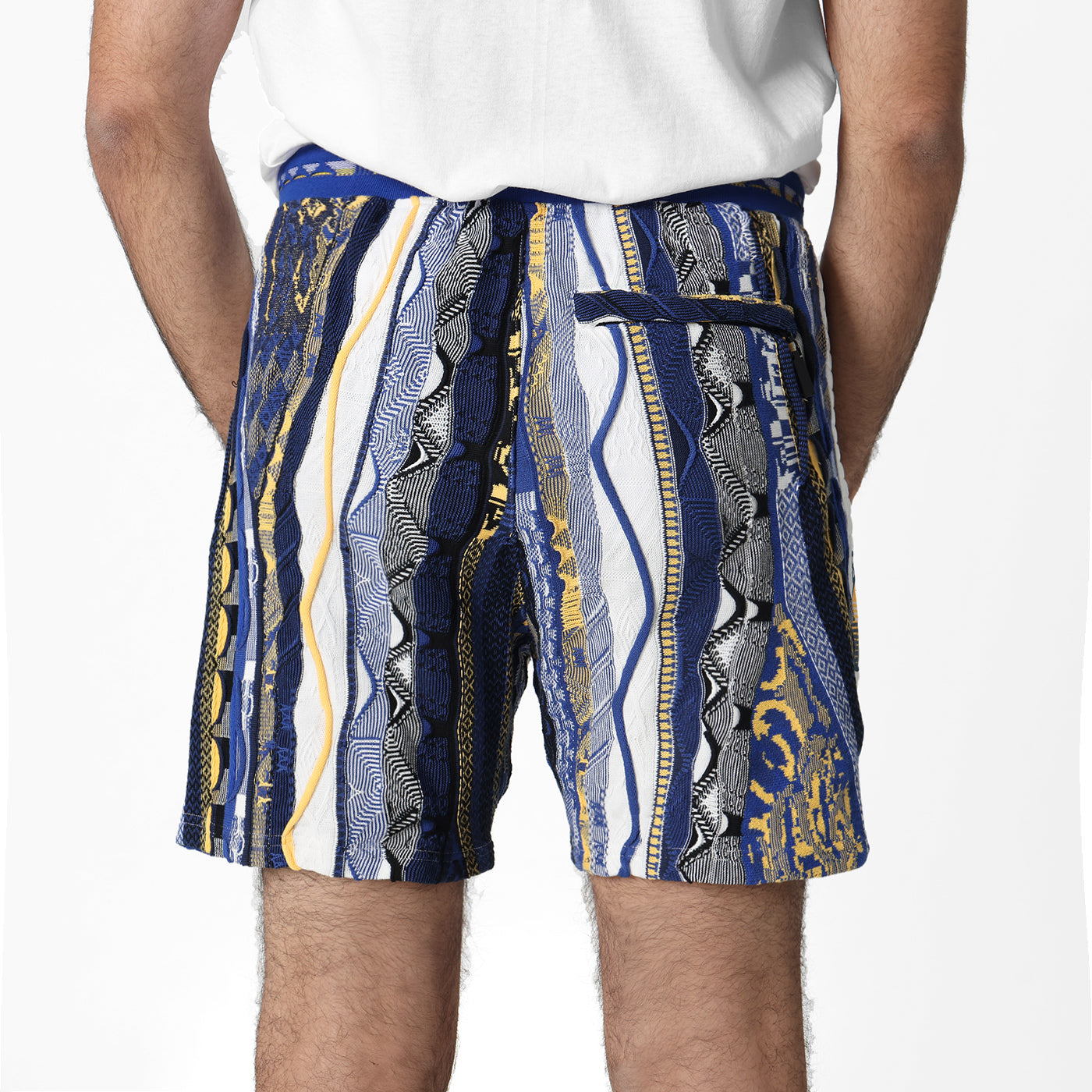 New - COOGI X NBA X Protege -Golden State Warriors Sweater Knit Basketball Shorts