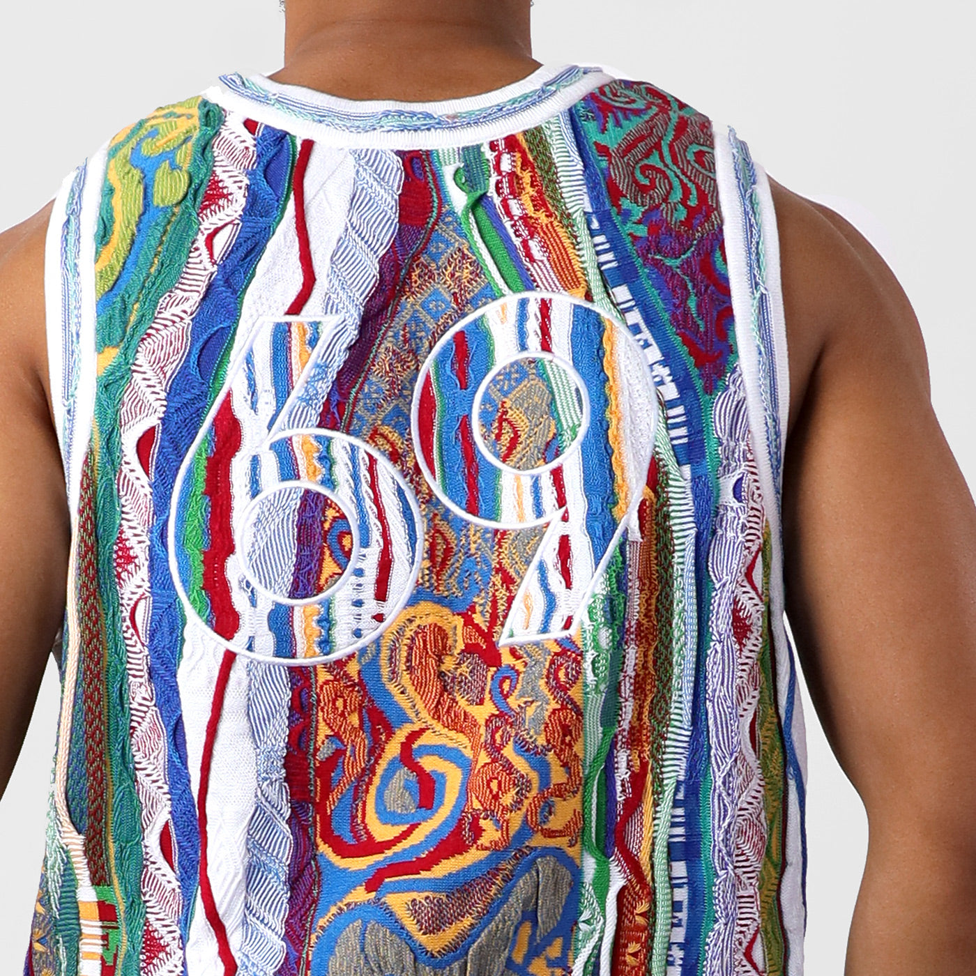 New COOGI Classic Sweater Knit Basketball Jersey Coogi