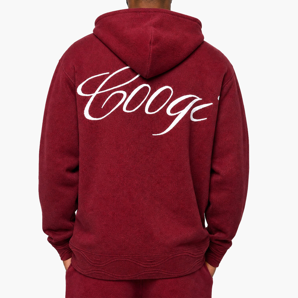 Introducing - COOGI Heavy Weight Fashion Knit Hoody - Red