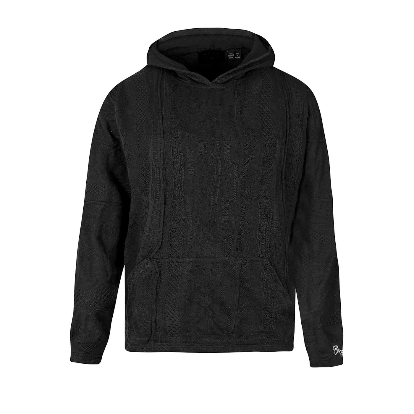 New - COOGI Light Weight Sweater Knit BlackOut Hoody