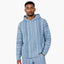 New - COOGI Light Weight Sweater Knit Hoody - Blue Base