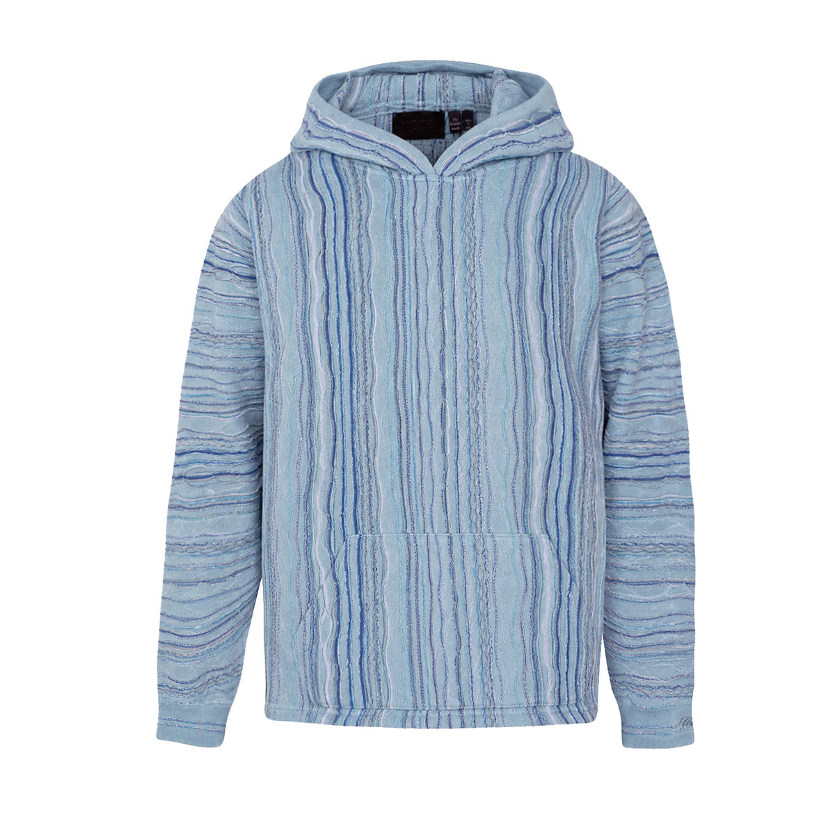 New - COOGI Light Weight Sweater Knit Hoody - Blue Base