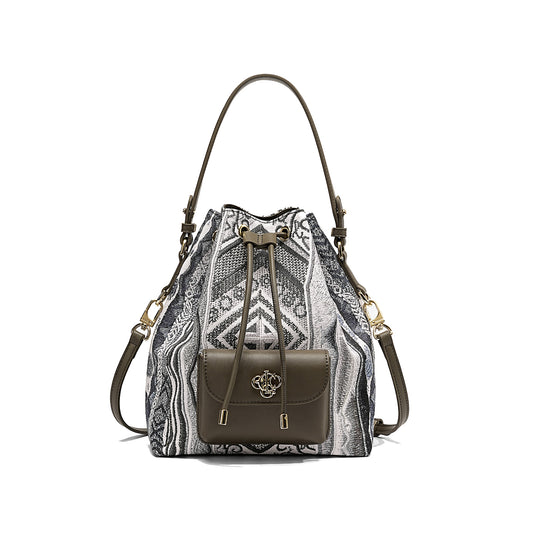 New - COOGI Malindi Bucket Bag - Olive