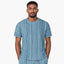 New - COOGI Light Weight Sweater Knit Tee - Blue Base