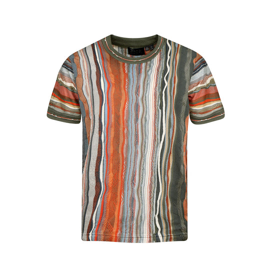 New- COOGI Light Weight Sweater Knit Tee in Natural