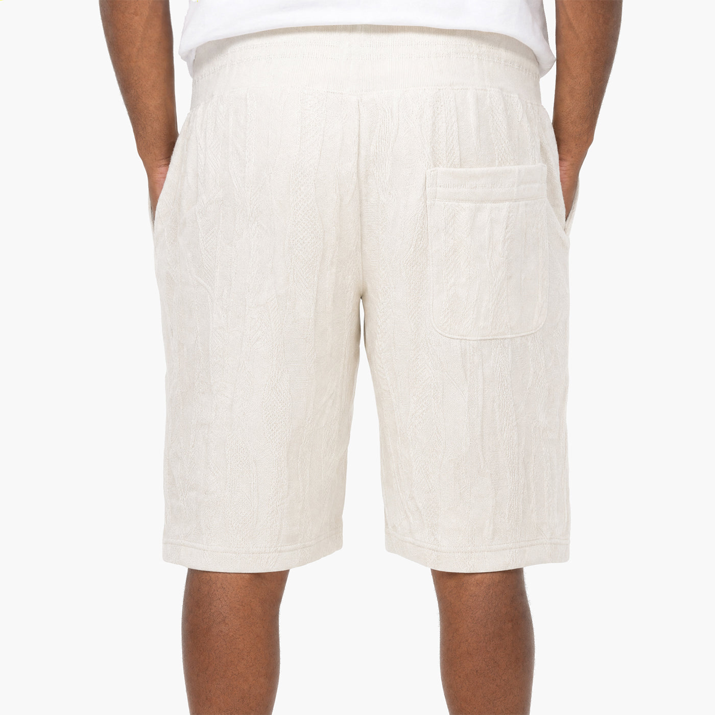 New -COOGI Light Weight Sweater Knit Cloud Dancer Shorts