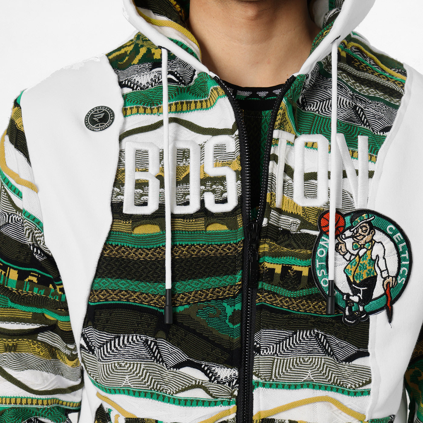 New - COOGI X NBA X Protege - Boston Celtics Full Zip Hoody