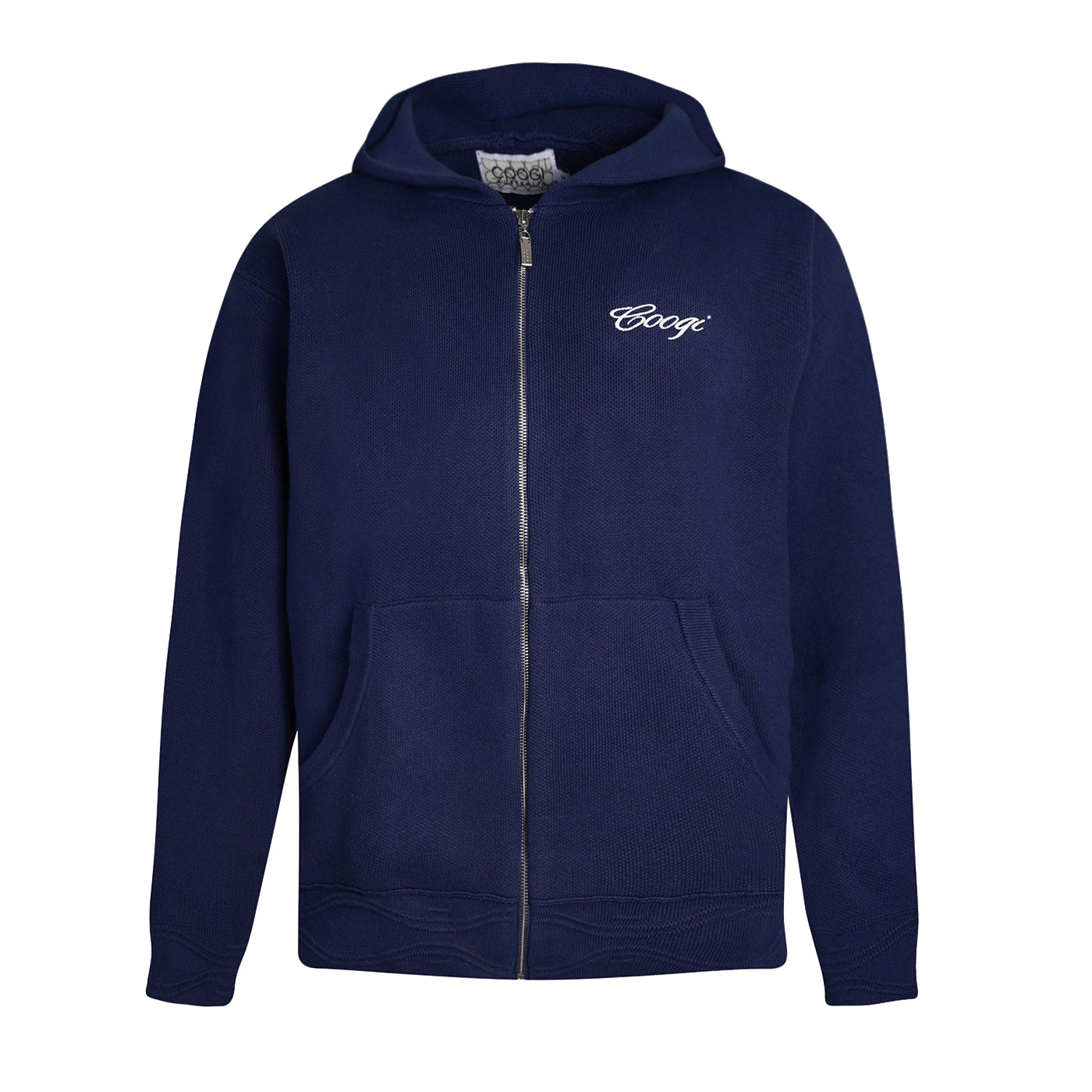 Introducing - COOGI Heavy Weight Fashion Knit Hoody - Blue