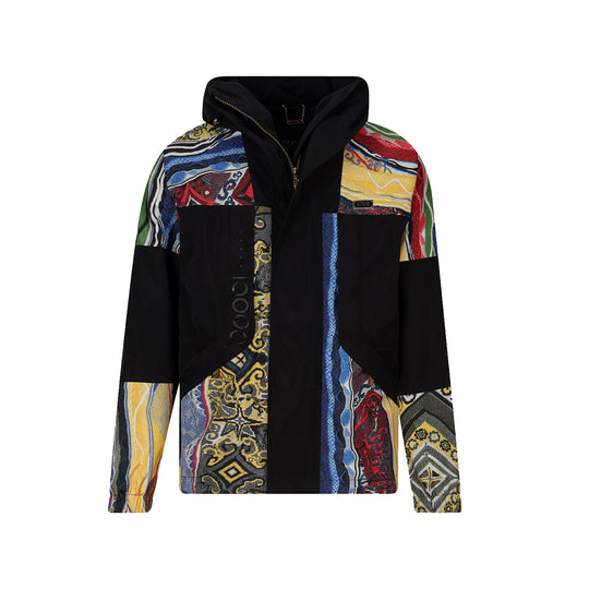 New - COOGI Acadia Print Hooded Jacket