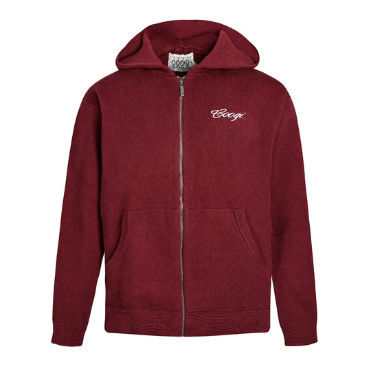 Introducing - COOGI Heavy Weight Fashion Knit Hoody - Red