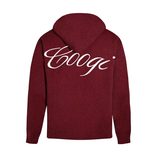 Introducing - COOGI Heavy Weight Fashion Knit Hoody - Red