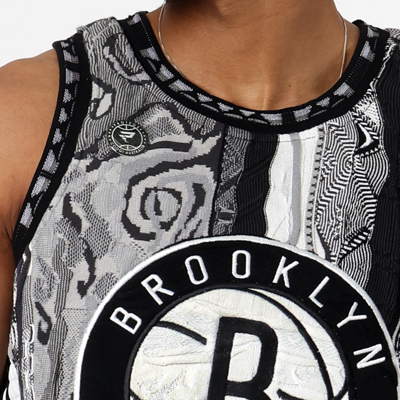 New -COOGI X NBA X Protege - Brooklyn Nets Sweater Vest