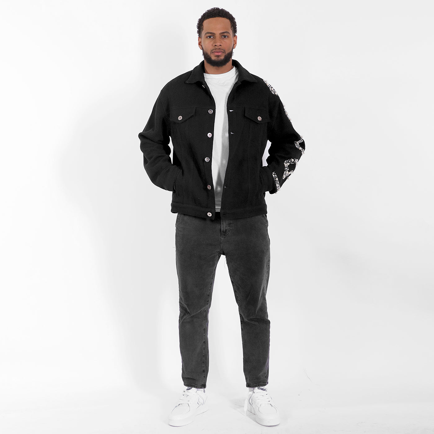 New - COOGI Knit Pearl Jacket