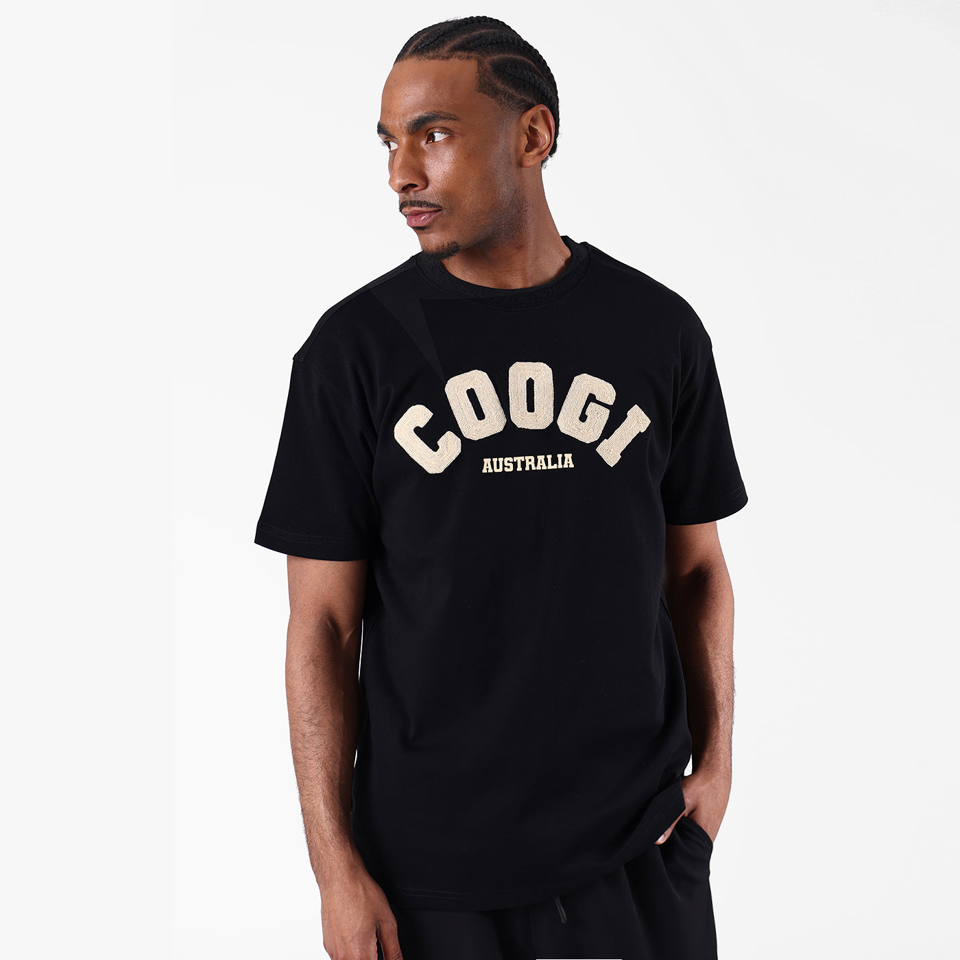 New - COOGI Applique Tee - Black